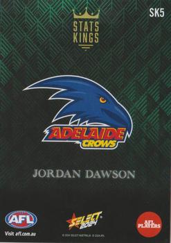 2024 Select AFL Footy Stars - Stats Kings #SK5 Jordan Dawson Back